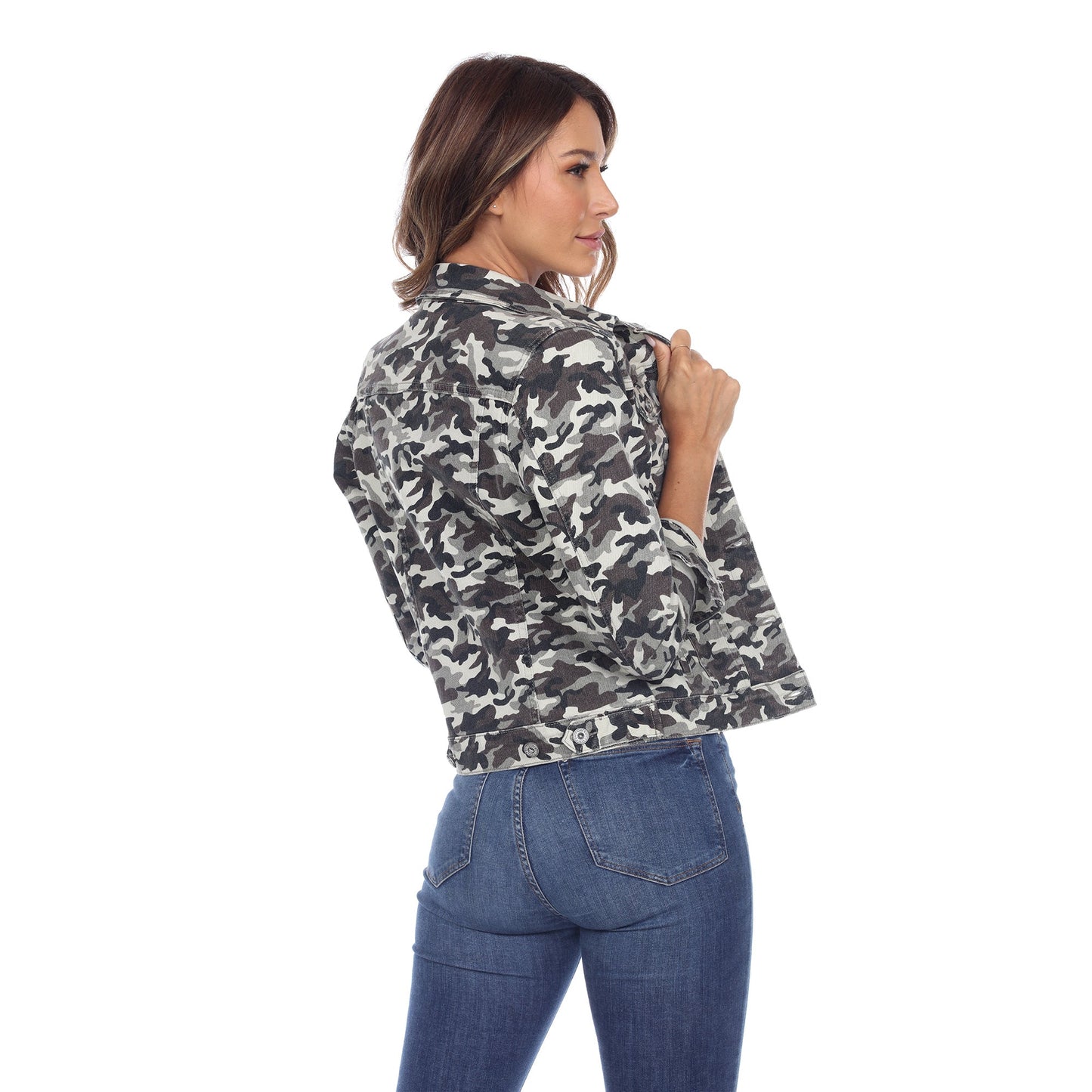 Camo Denim Jacket