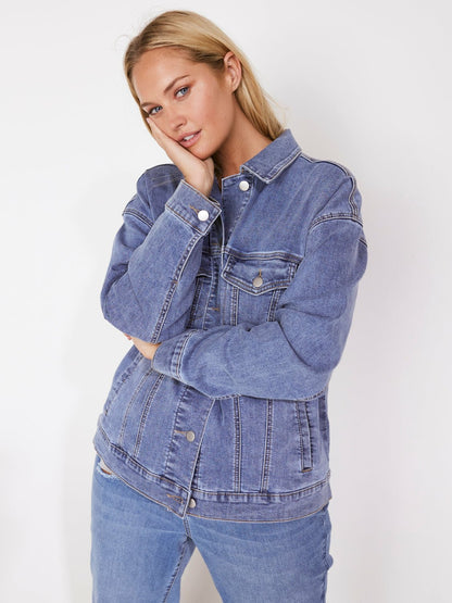 Westport Trucker Denim Jacket - Plus