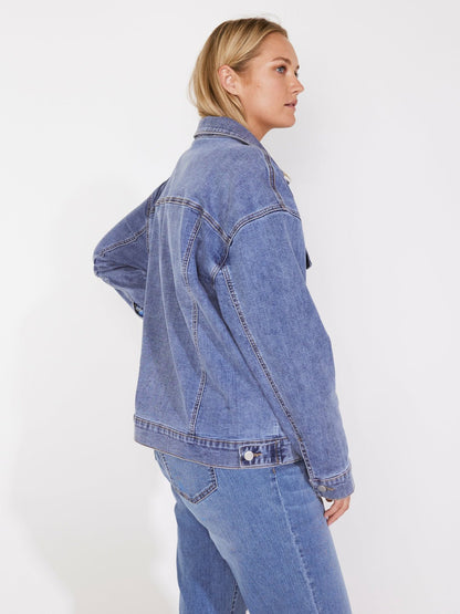 Westport Trucker Denim Jacket - Plus