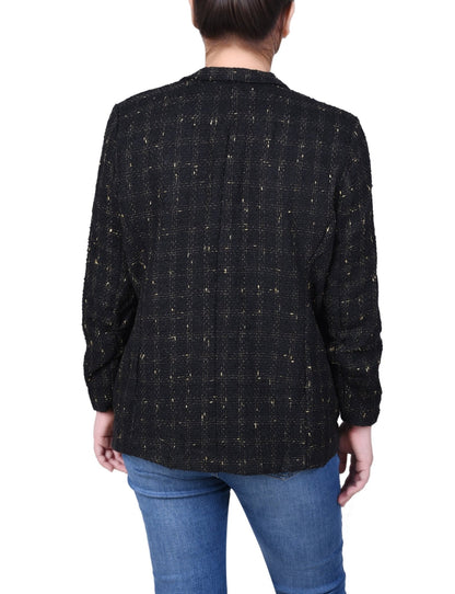 Long Sleeve Twill Jacket - Petite