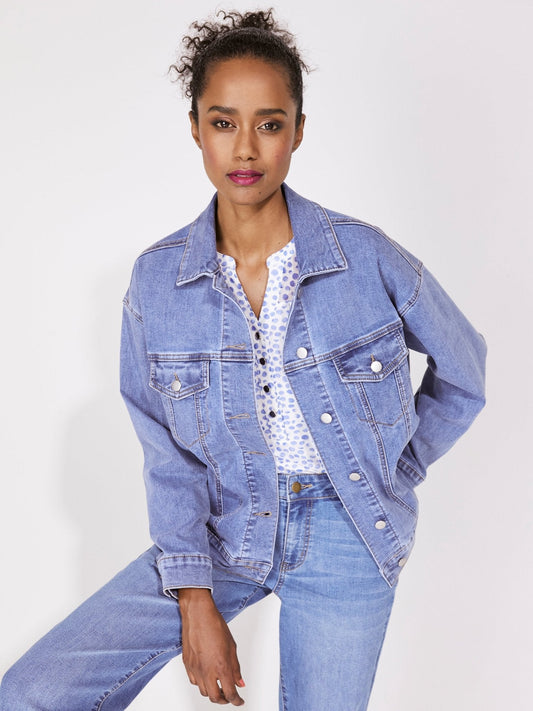 Westport Trucker Denim Jacket - DressbarnClothing